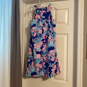 Lilly Pulitzer dress with scalloped design
